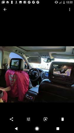 Cadillac SRX DVD headrest