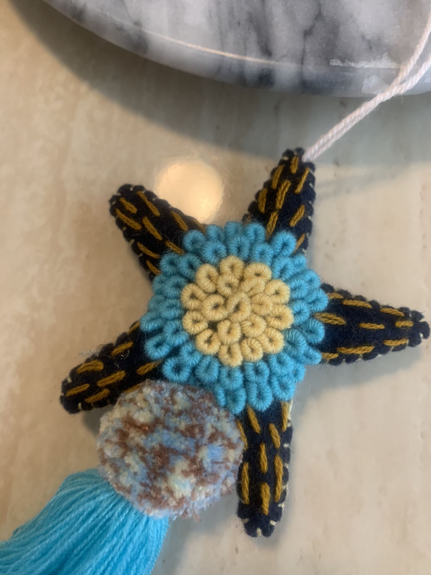 Handmade star with tassel