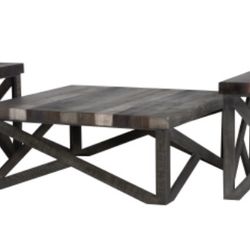 Three piece occasional table set