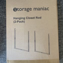 Hanging Closet Rod (2-pack)