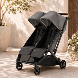 UPPAbaby Minu Duo Double Stroller Greyson-New in Box