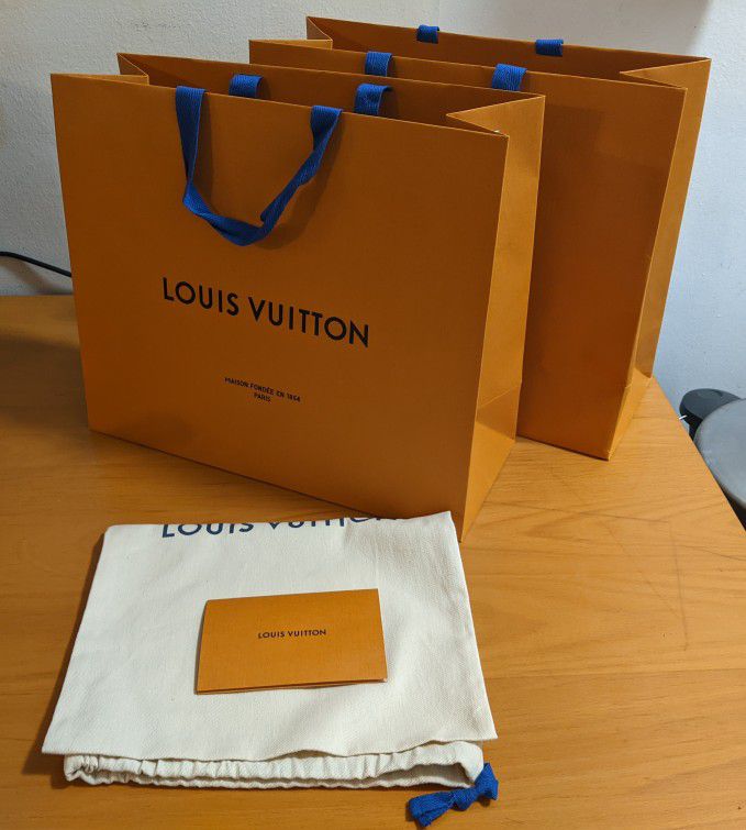 4 Authentic Louis Vuitton Receipt Envelopes