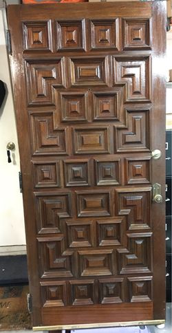 Antique Entry Door Spanish Italian Revival Art Deco