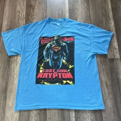 Blue Superman Last Son of Krypton tee #Superman #Comics size2XL #243