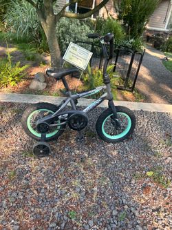Little kid bike with removable training wheels