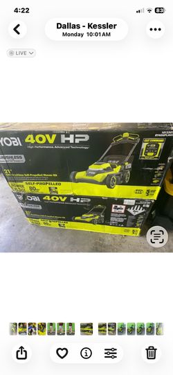 Father’s Day special! Ryobi 21inch self propelled mowers New in box