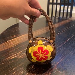 Small Kids Girls Coconut Purse Toy