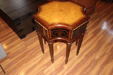 Maitland Smith Mahogany Book Side Table