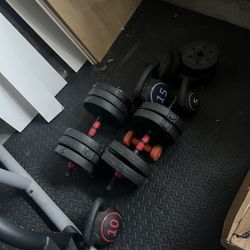 Dumbbell And kettle Bell Set 