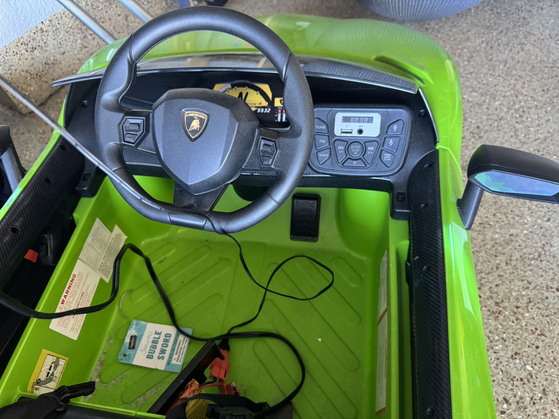 Lamborghini Toddler Car With Parent Remote