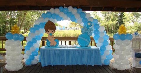 Baby shower party balloons