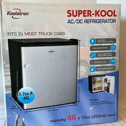 Koolatron Car Truck RV 1.7 CuFt Portable Travel Cooler 12v Refrigerator
