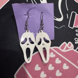 Ghostface Earrings 