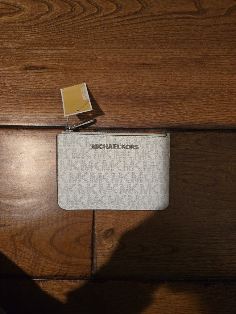 Michael Kors small white wallet