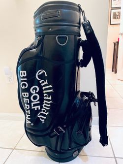 Vintage Skins Game Leather Callaway Big Bertha Golf Bag