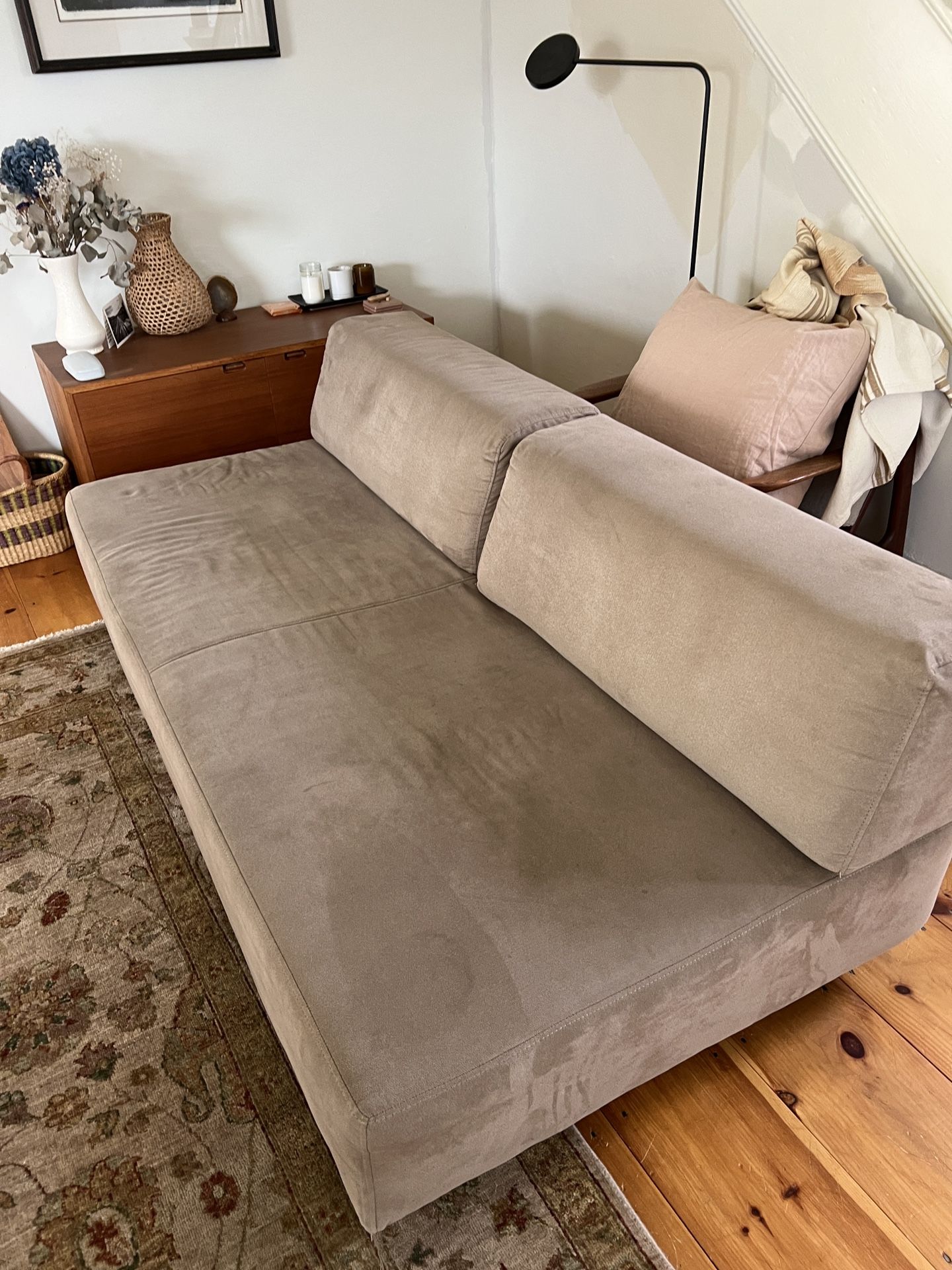West elm tillary sofa used deals