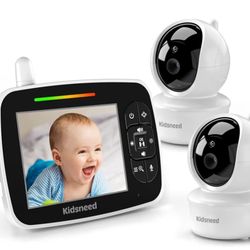 Kidsneed Baby Monitor with 2 Cameras