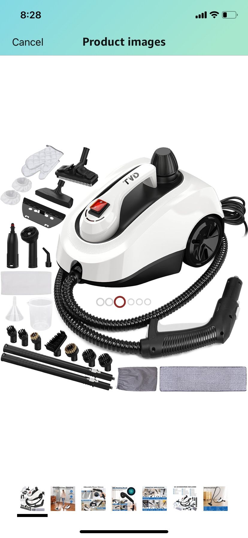 Large Canaster Steamer New $75