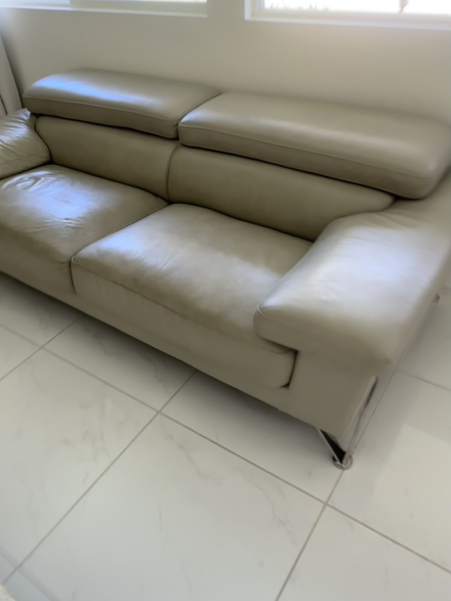 Leather Sofa Set 3 Piece