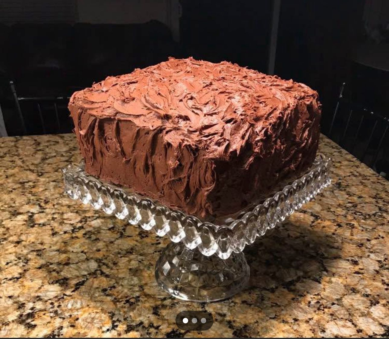 Fostoria American Cake Plate square