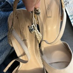 Aldo Wedge Sandals Size 8