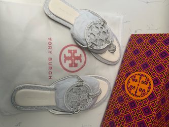 Tory Burch Miller Crystal Embellished Sandals