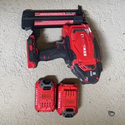 Craftsman 18 Gauge Cordless Brad Nailer – Batteries Included