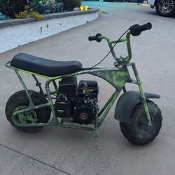 Green Mini Pit Bike 