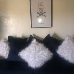 2 Piece Sofa & Love Seat Pillows Included