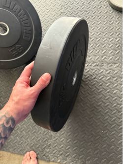 Titan Fitness Rubber Bumper Plate Pair
