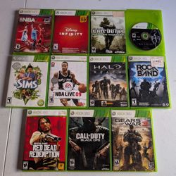 Xbox 360 Video Game Lot