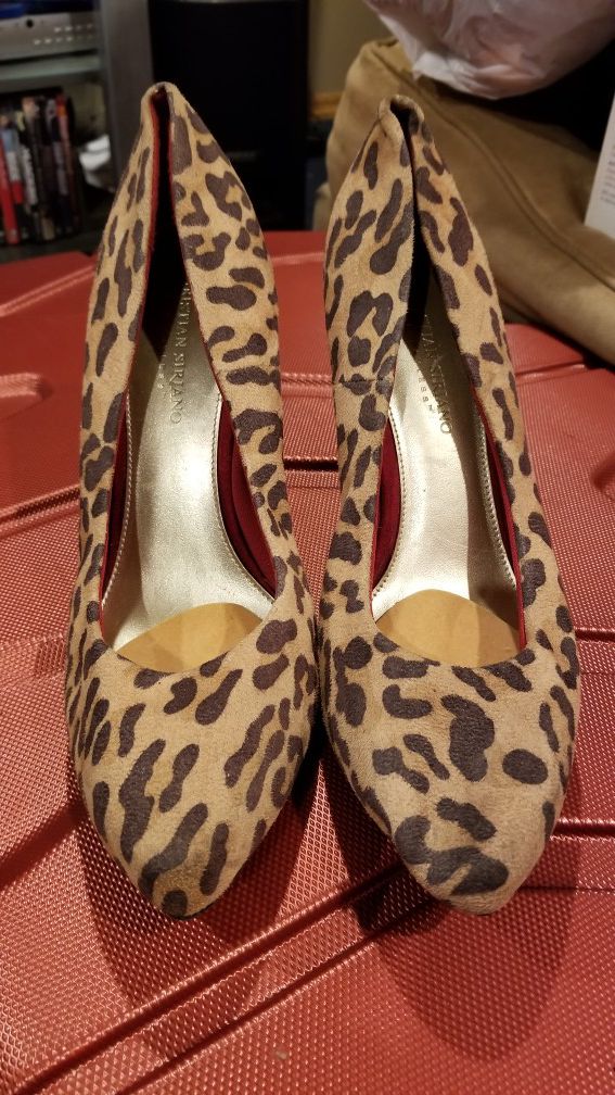 Christian Siriano Leopard shoes