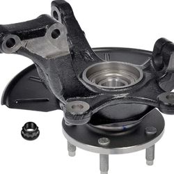 Steering knuckle wheel bearing hub