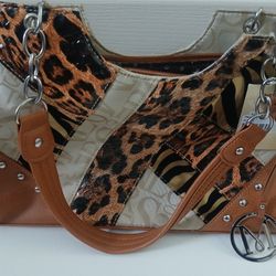 Leopard Print Handbag 