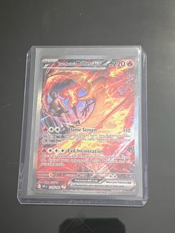 Team Rocket's Moltres ex 229/182 Destined Rivals Pokemon NM
