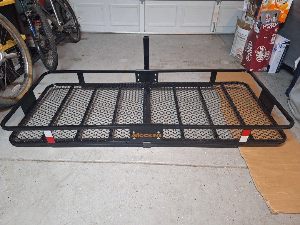 Folding Cargo Rack For Hitch Receiver 