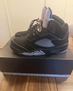 Air Jordan 5 Black Metallic Reimagined Size 9 Men’s