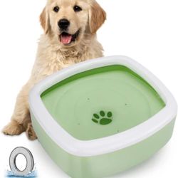 Dog Water Bowl for Messy Drinkers, Dog Bowl No Spill Water Bowl for Dogs, Spill Proof Dog Water Bowl Dispenser, Slow Water Bowl for Dogs Pet Water 