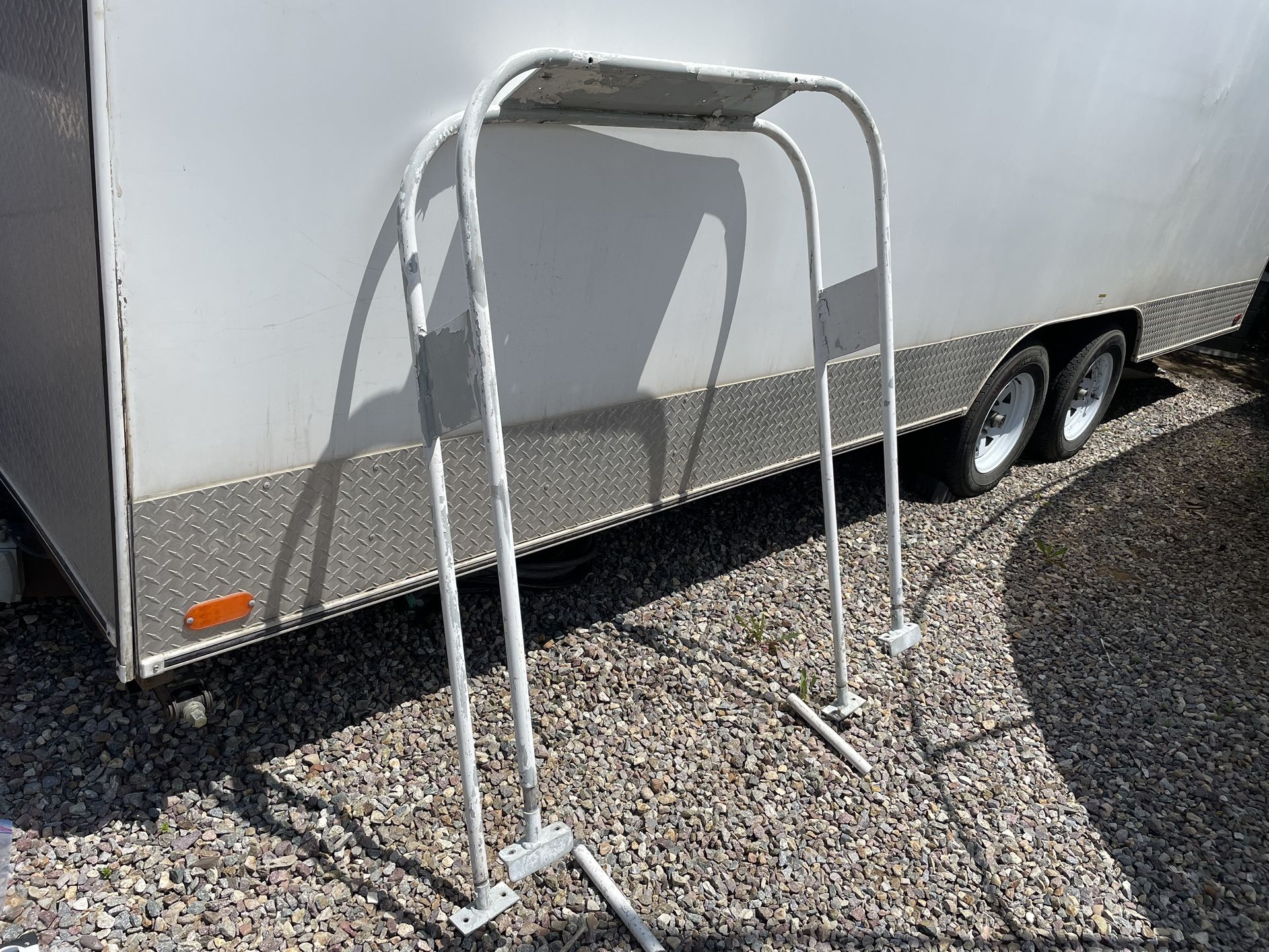 Aluminum Radar Arch Deck Transom Mount Hard To Find