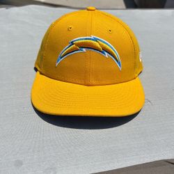 Los Angeles Chargers NFL Size 7 1/8 New Era Fitted Cap Yellow
