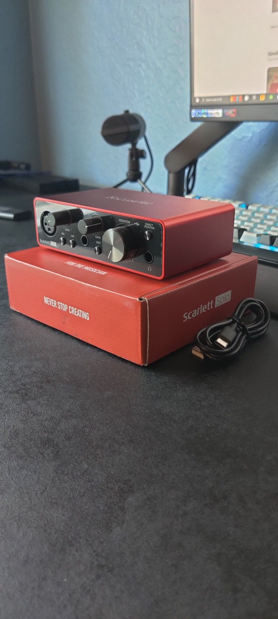 Focusrite Scarlett Solo Gen 3 USB Audio Interface