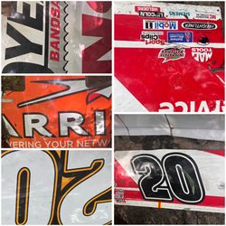 Race Used NASCAR Sheet Metal Lot - Joe Gibbs Racing #20 Toyota Camry (Erik Jones) Local Pickup⁠