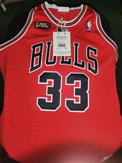 Scottie Pippen Mitchell and Ness 1(contact info removed) Finals jersey