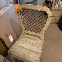 A Set - Teak Wood Dining Chairs 