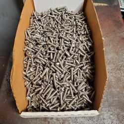 #12 Stainless Steel Screws 1" Long,  1800 Total Pieces