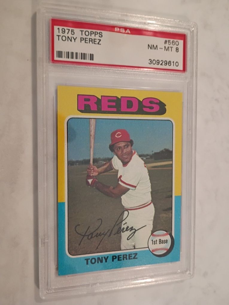 Vintage Baseball Card: Tony Perez