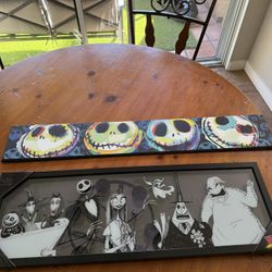 Brand New Nightmare Before Christmas Wall Art
