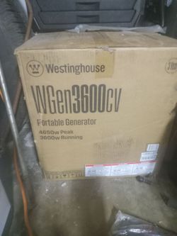 Westinghouse portable generator sealed