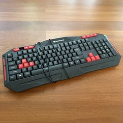 iBUYPOWER Ares E1 Full Size Gaming Keyboard Wired USB 104 Key Layout Backlight