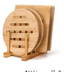 Trivet Kitchen Bamboo Hot Pads